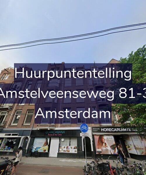 Foto gevel Huurpuntentelling voor Amstelveenseweg 81-3, Amsterdam