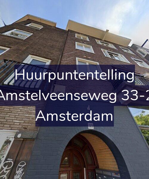 Foto gevel Huurpuntentelling voor Amstelveenseweg 33-2, Amsterdam