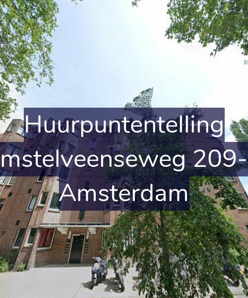 Foto gevel Huurpuntentelling voor Amstelveenseweg 209-A, Amsterdam