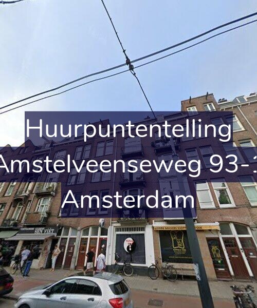 Foto gevel Huurpuntentelling voor Amstelveenseweg 93-1, Amsterdam