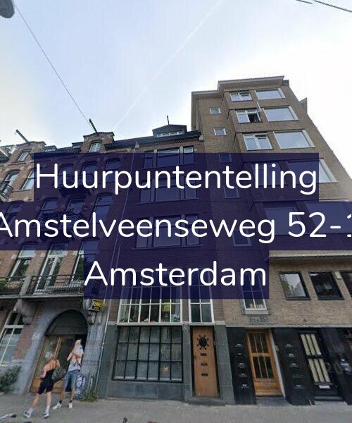 Foto gevel Huurpuntentelling voor Amstelveenseweg 52-1, Amsterdam