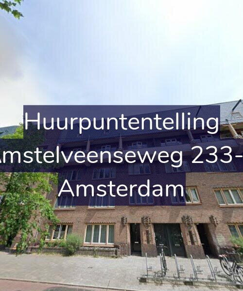 Foto gevel Huurpuntentelling voor Amstelveenseweg 233-1, Amsterdam