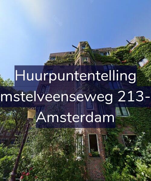 Foto gevel Huurpuntentelling voor Amstelveenseweg 213-D, Amsterdam