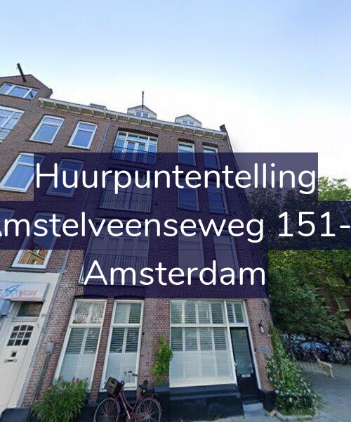 Foto gevel Huurpuntentelling voor Amstelveenseweg 151-4, Amsterdam