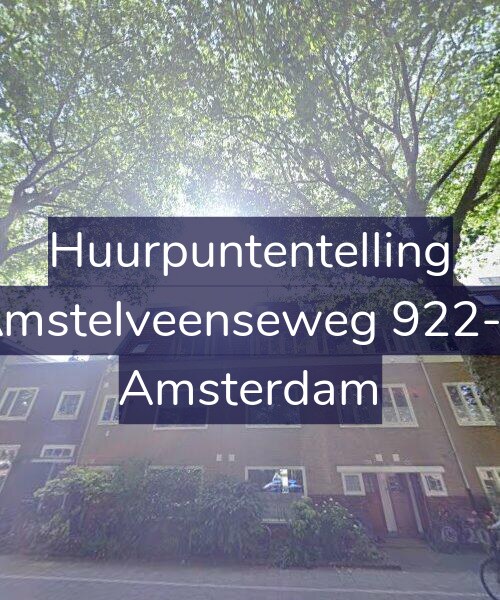 Foto gevel Huurpuntentelling voor Amstelveenseweg 922-1, Amsterdam