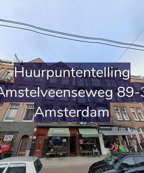 Foto gevel Huurpuntentelling voor Amstelveenseweg 89-3, Amsterdam