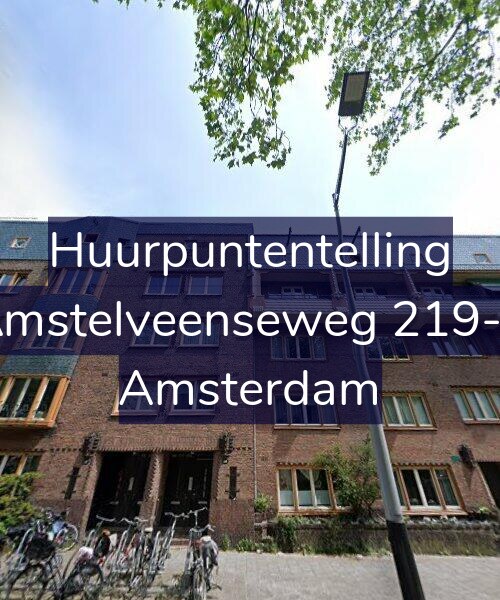 Foto gevel Huurpuntentelling voor Amstelveenseweg 219-3, Amsterdam