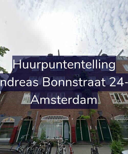 Foto gevel Huurpuntentelling voor Andreas Bonnstraat 24-1, Amsterdam