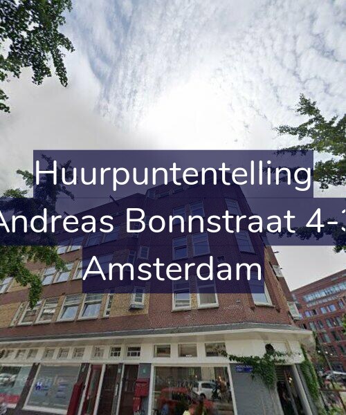 Foto gevel Huurpuntentelling voor Andreas Bonnstraat 4-3, Amsterdam