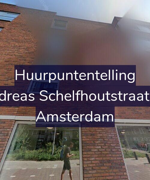 Foto gevel Huurpuntentelling voor Andreas Schelfhoutstraat 74, Amsterdam