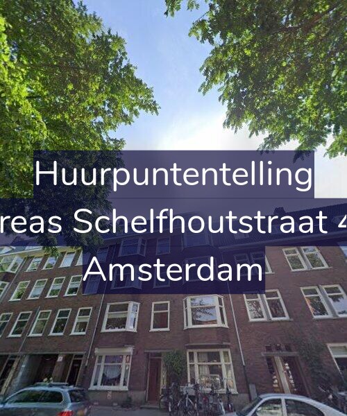 Foto gevel Huurpuntentelling voor Andreas Schelfhoutstraat 43-2, Amsterdam
