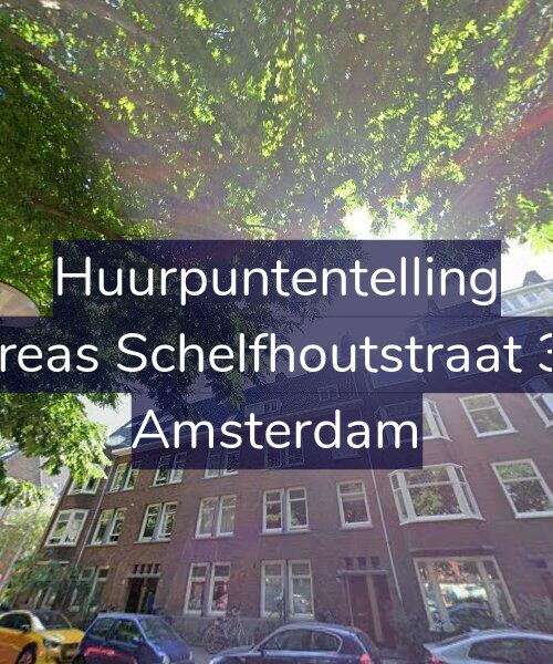 Foto gevel Huurpuntentelling voor Andreas Schelfhoutstraat 33-2, Amsterdam
