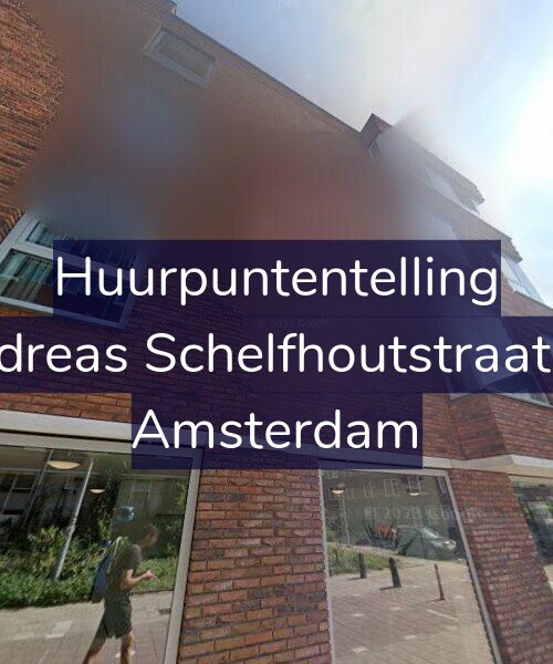 Foto gevel Huurpuntentelling voor Andreas Schelfhoutstraat 62, Amsterdam
