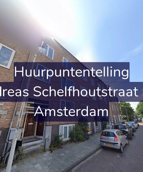 Foto gevel Huurpuntentelling voor Andreas Schelfhoutstraat 9-H, Amsterdam