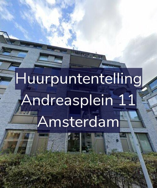 Foto gevel Huurpuntentelling voor Andreasplein 11, Amsterdam