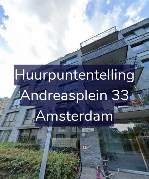 Foto gevel Huurpuntentelling voor Andreasplein 33, Amsterdam