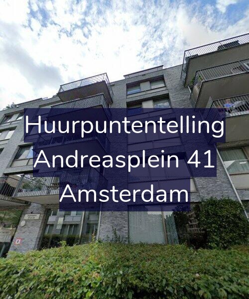 Foto gevel Huurpuntentelling voor Andreasplein 41, Amsterdam