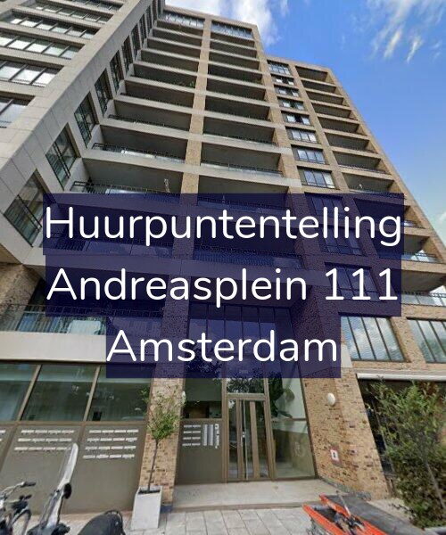 Foto gevel Huurpuntentelling voor Andreasplein 111, Amsterdam