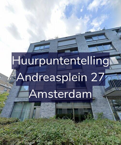 Foto gevel Huurpuntentelling voor Andreasplein 27, Amsterdam