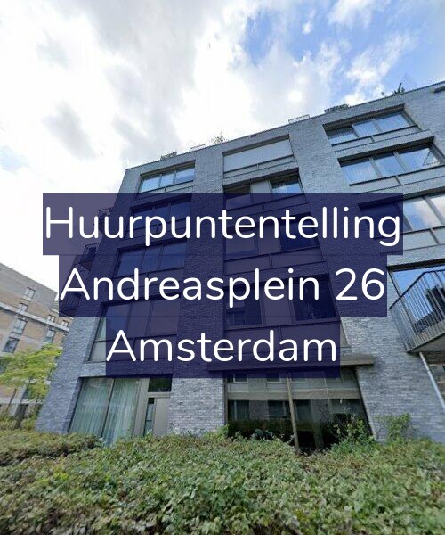 Foto gevel Huurpuntentelling voor Andreasplein 26, Amsterdam