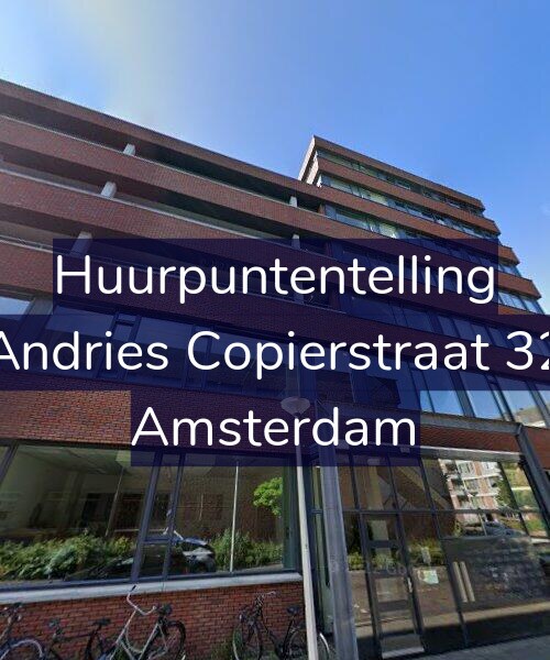 Foto gevel Huurpuntentelling voor Andries Copierstraat 32, Amsterdam