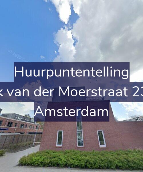 Foto gevel Huurpuntentelling voor Ank van der Moerstraat 23-D, Amsterdam