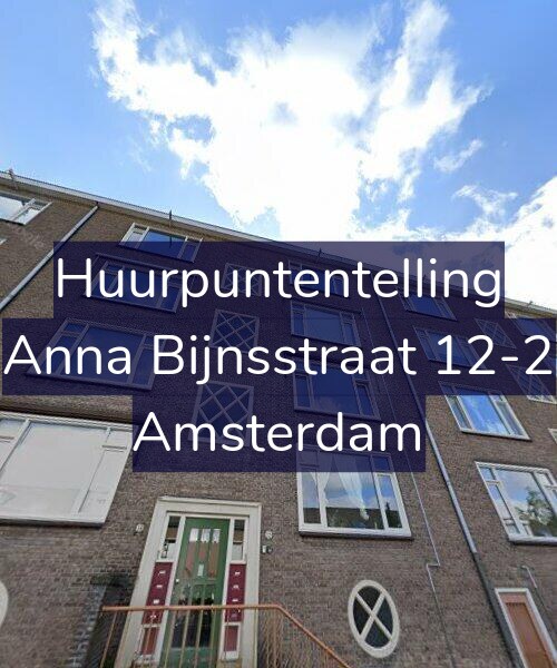 Foto gevel Huurpuntentelling voor Anna Bijnsstraat 12-2, Amsterdam