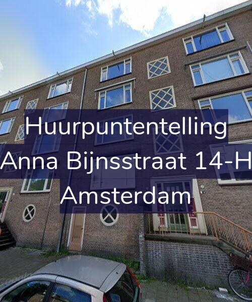 Foto gevel Huurpuntentelling voor Anna Bijnsstraat 14-A, Amsterdam