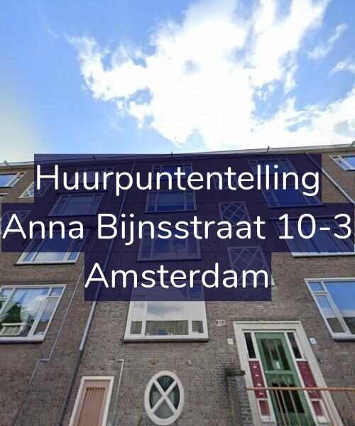 Foto gevel Huurpuntentelling voor Anna Bijnsstraat 10-3, Amsterdam