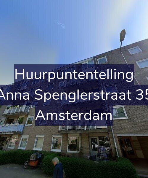 Foto gevel Huurpuntentelling voor Anna Spenglerstraat 35, Amsterdam