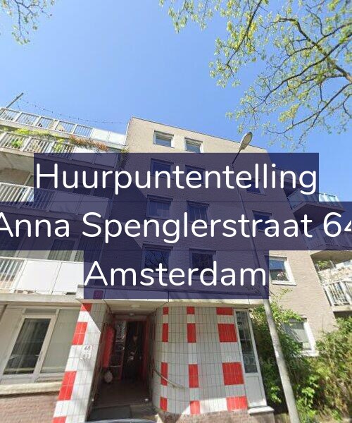 Foto gevel Huurpuntentelling voor Anna Spenglerstraat 64, Amsterdam