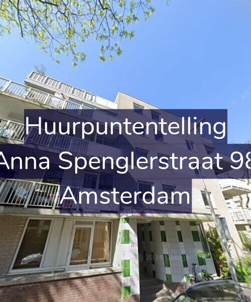 Foto gevel Huurpuntentelling voor Anna Spenglerstraat 98, Amsterdam
