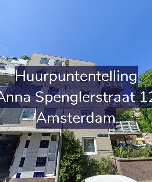 Foto gevel Huurpuntentelling voor Anna Spenglerstraat 12, Amsterdam