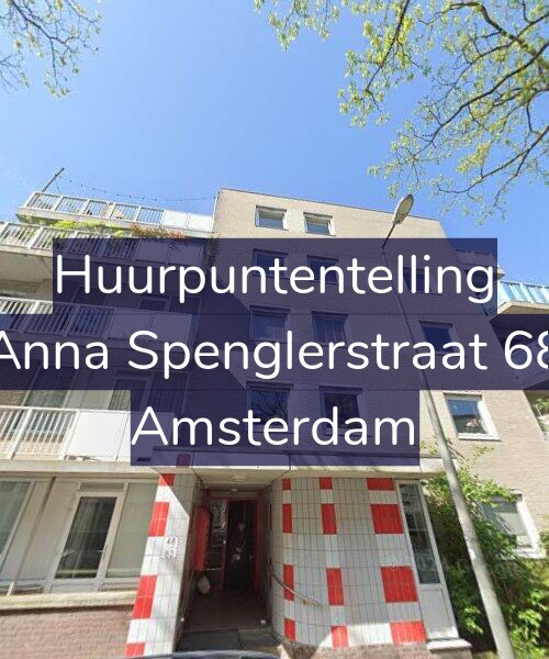 Foto gevel Huurpuntentelling voor Anna Spenglerstraat 68, Amsterdam