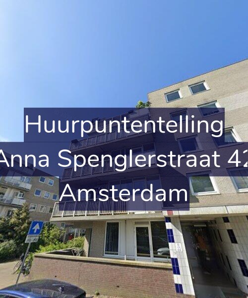 Foto gevel Huurpuntentelling voor Anna Spenglerstraat 42, Amsterdam