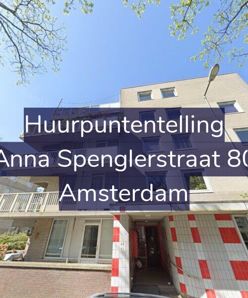 Foto gevel Huurpuntentelling voor Anna Spenglerstraat 80, Amsterdam