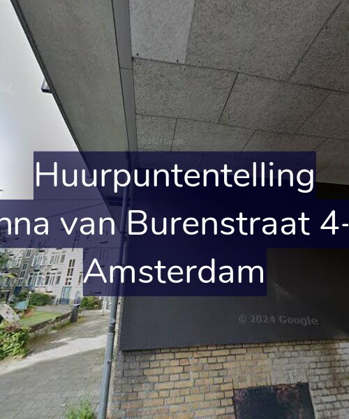 Foto gevel Huurpuntentelling voor Anna van Burenstraat 4-H, Amsterdam