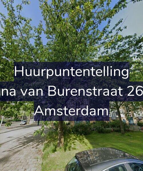 Foto gevel Huurpuntentelling voor Anna van Burenstraat 26-H, Amsterdam