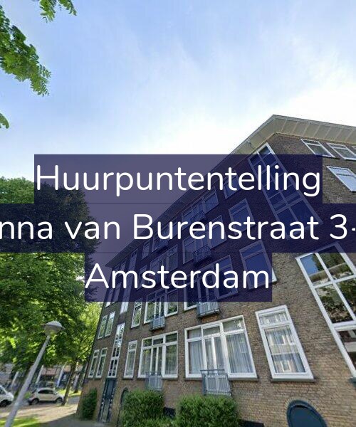 Foto gevel Huurpuntentelling voor Anna van Burenstraat 3-3, Amsterdam