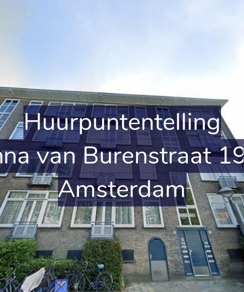 Foto gevel Huurpuntentelling voor Anna van Burenstraat 19-1, Amsterdam