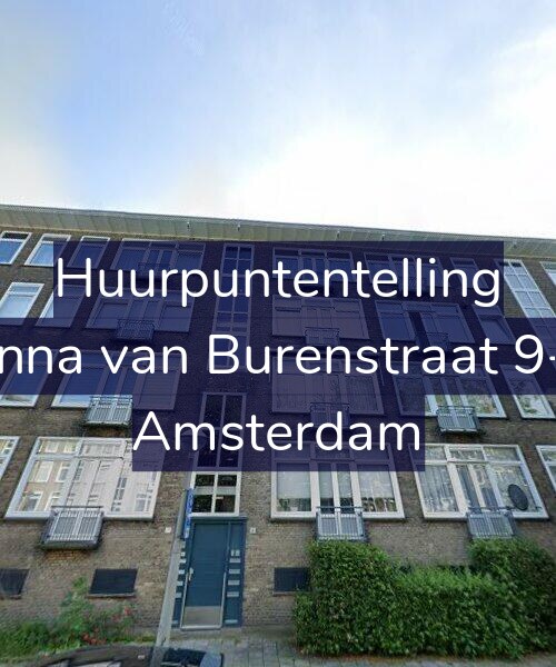 Foto gevel Huurpuntentelling voor Anna van Burenstraat 9-1, Amsterdam