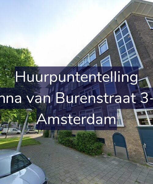 Foto gevel Huurpuntentelling voor Anna van Burenstraat 3-H, Amsterdam