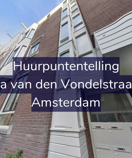 Foto gevel Huurpuntentelling voor Anna van den Vondelstraat 17, Amsterdam