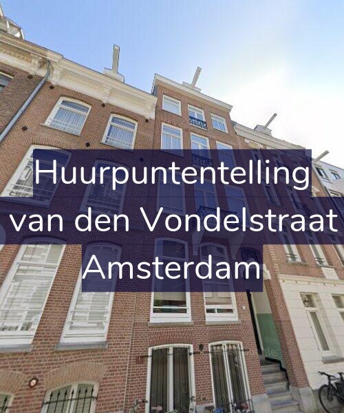 Foto gevel Huurpuntentelling voor Anna van den Vondelstraat 13-B, Amsterdam