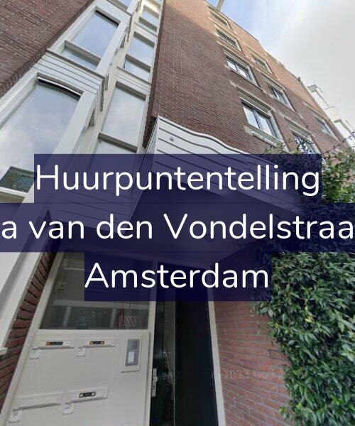 Foto gevel Huurpuntentelling voor Anna van den Vondelstraat 23, Amsterdam