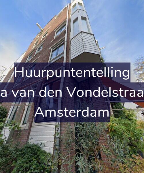 Foto gevel Huurpuntentelling voor Anna van den Vondelstraat 25, Amsterdam