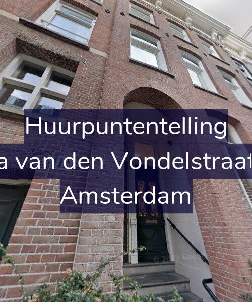 Foto gevel Huurpuntentelling voor Anna van den Vondelstraat 3-1, Amsterdam