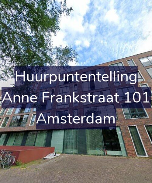 Foto gevel Huurpuntentelling voor Anne Frankstraat 101, Amsterdam