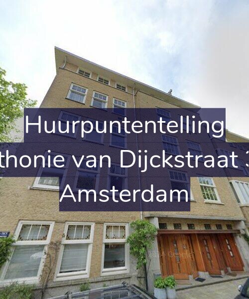 Foto gevel Huurpuntentelling voor Anthonie van Dijckstraat 3-1, Amsterdam