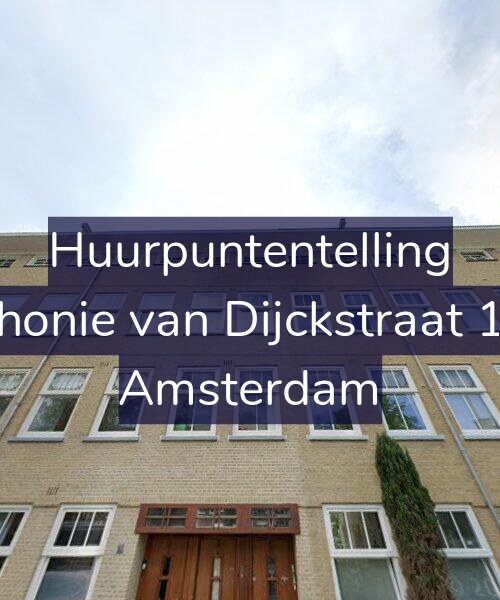 Foto gevel Huurpuntentelling voor Anthonie van Dijckstraat 11-2, Amsterdam